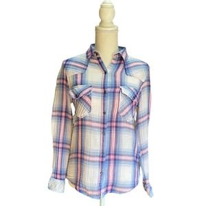 Seven7 Plaid Flannel size XS